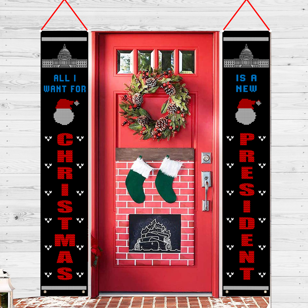 All I Want For Christmas Porch Yard Flag 2