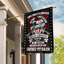 Load image into Gallery viewer, Duties Under This Oath House Flag