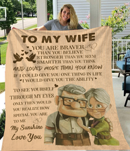Load image into Gallery viewer, To My Wife - You Are Braver Blanket