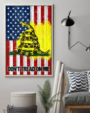 Load image into Gallery viewer, Don&#39;t Tread On Me USA Deluxe Portrait Canvas 1.5in Frame