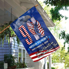 Load image into Gallery viewer, 9/11 Eagle - No Day Shall Erase From The Memory of Time - House Flag