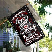 Load image into Gallery viewer, Duties Under This Oath House Flag