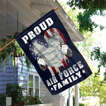 Load image into Gallery viewer, Proud Air Force Family House Flag