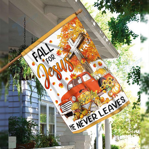 Fall For Jesus House Flag (RTL)