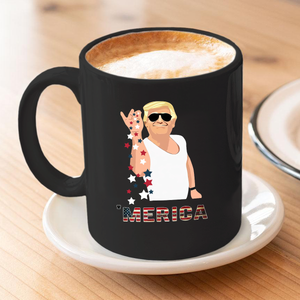 'MERICA 11 oz. Black Mug