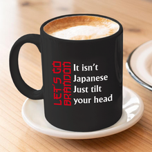 Load image into Gallery viewer, LGB Japanese Tilt 11 oz. Black Mug