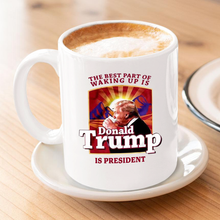 Load image into Gallery viewer, The Best Part of Waking Up 11 oz. White Mug