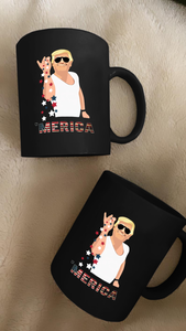 'MERICA 11 oz. Black Mug