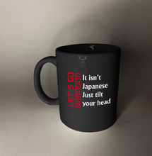 Load image into Gallery viewer, LGB Japanese Tilt 11 oz. Black Mug