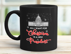 All I Want For Christmas 11 oz. Black Mug 4