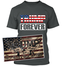 Load image into Gallery viewer, Trump Forever Apparel + 3x5' Trump LNO Flag
