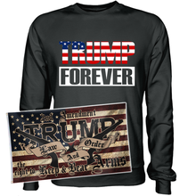 Load image into Gallery viewer, Trump Forever Apparel + 3x5' Trump LNO Flag