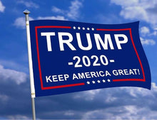 Load image into Gallery viewer, Trump 2020 Camo Hat w/ Trump 45th President Pin and Keep America great Flag