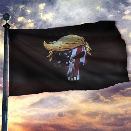 Trump USA Punisher Flag