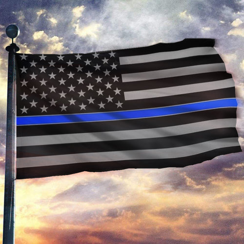 Thin Blue Line Flag